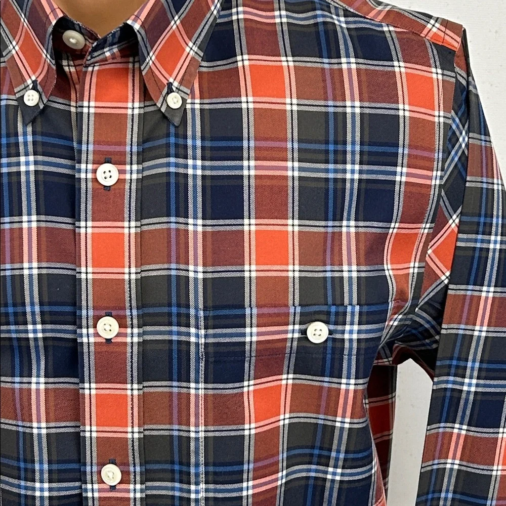 Orvis long sleeve button down collar shirt.  M - Picture 4 of 7